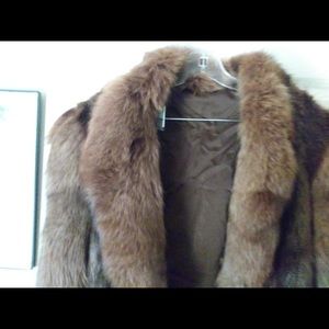 Russian fox and mink Ankle length coat